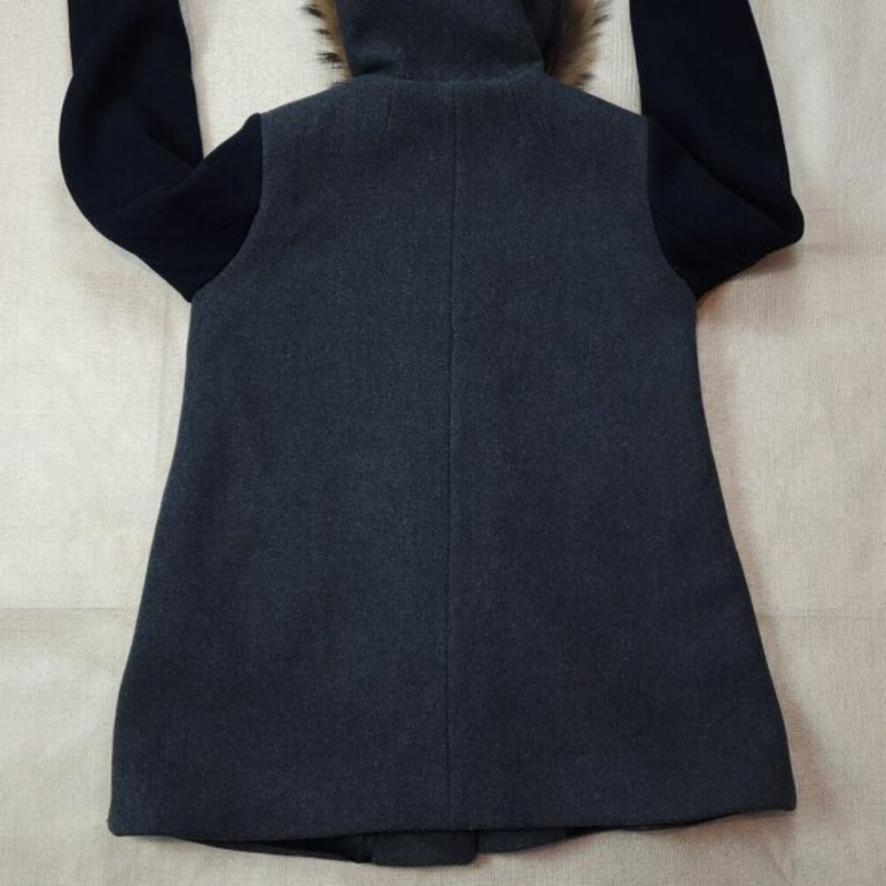 Sandro Winter Coat Fur Brim Hood (EU 36) - Picture 9 of 11